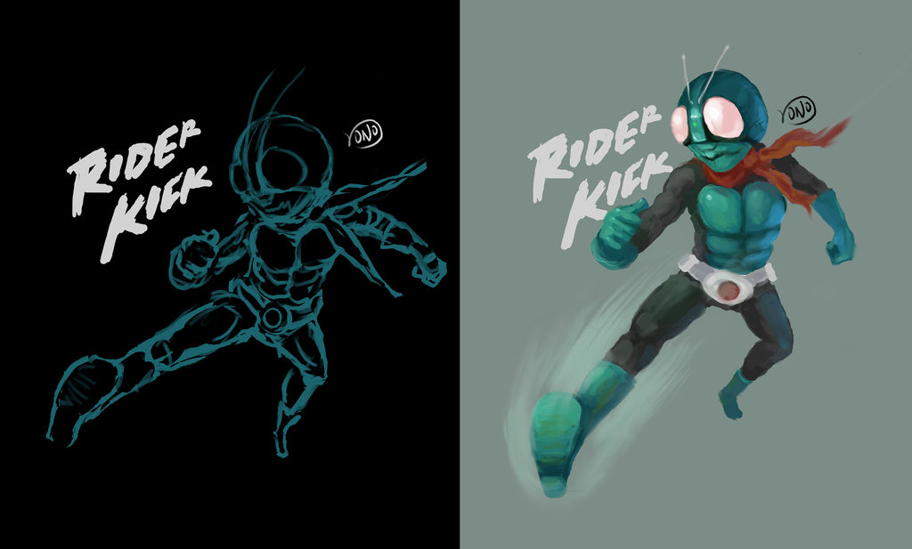 Pixel Rider Kick kamen rider 1 rider kick by KonoLau on DeviantArt