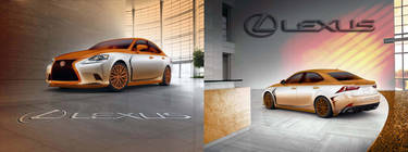 Lexus IS Design Concept - Gold