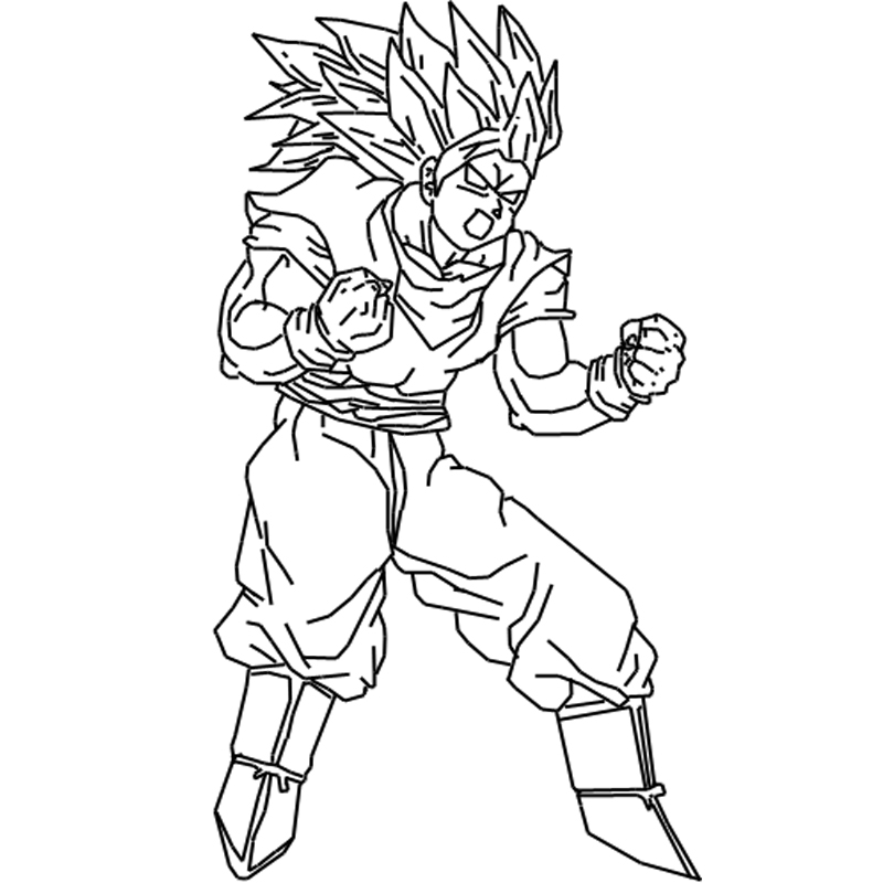 Goku SSJ3 Sketch by 3D-DBAF on DeviantArt Goku SSJ3 Sketch by 3D-DBAF on DeviantArt