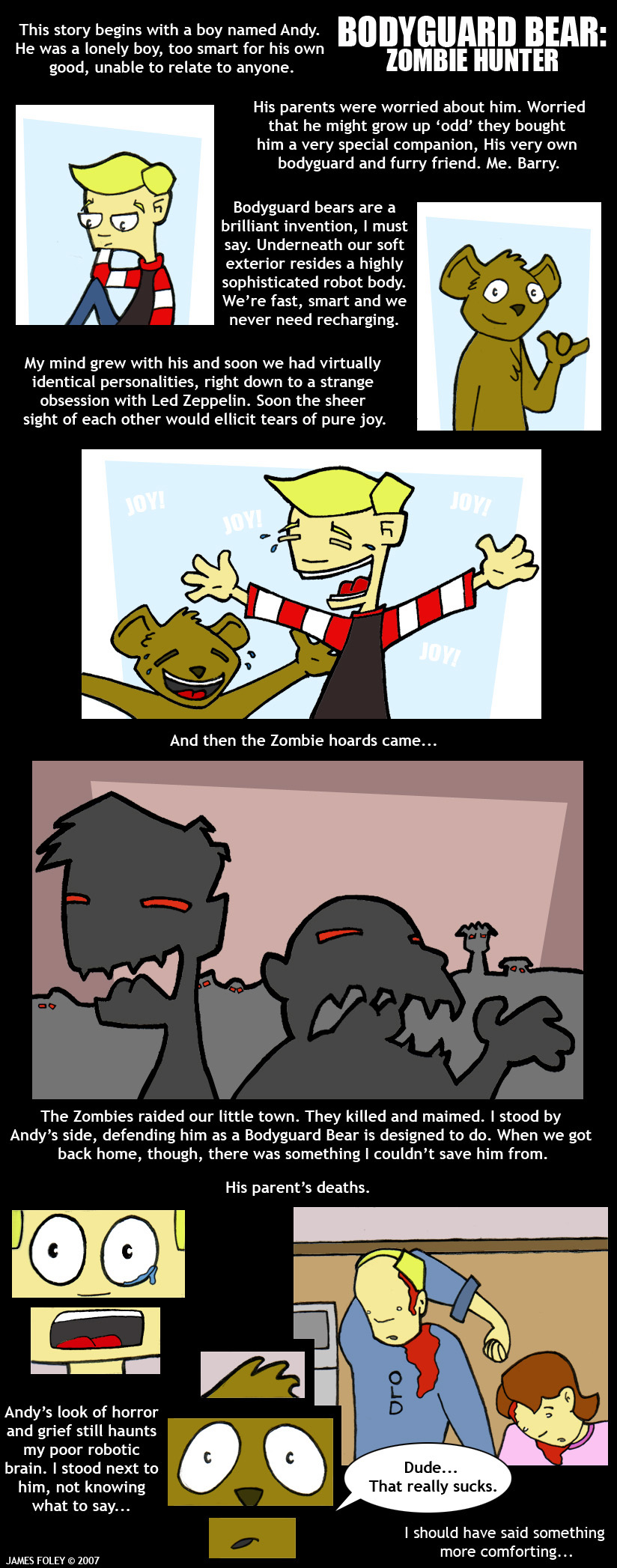 Bodyguard Bear Zombie Page 1