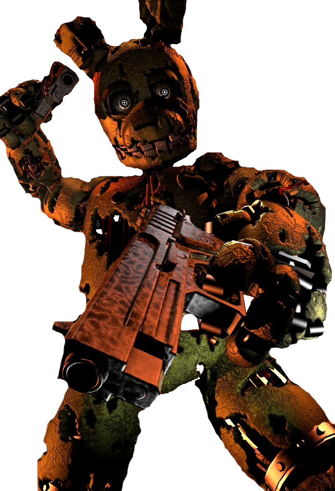 FNaF Movie Springtrap Render by Sallierthewolf1 on DeviantArt