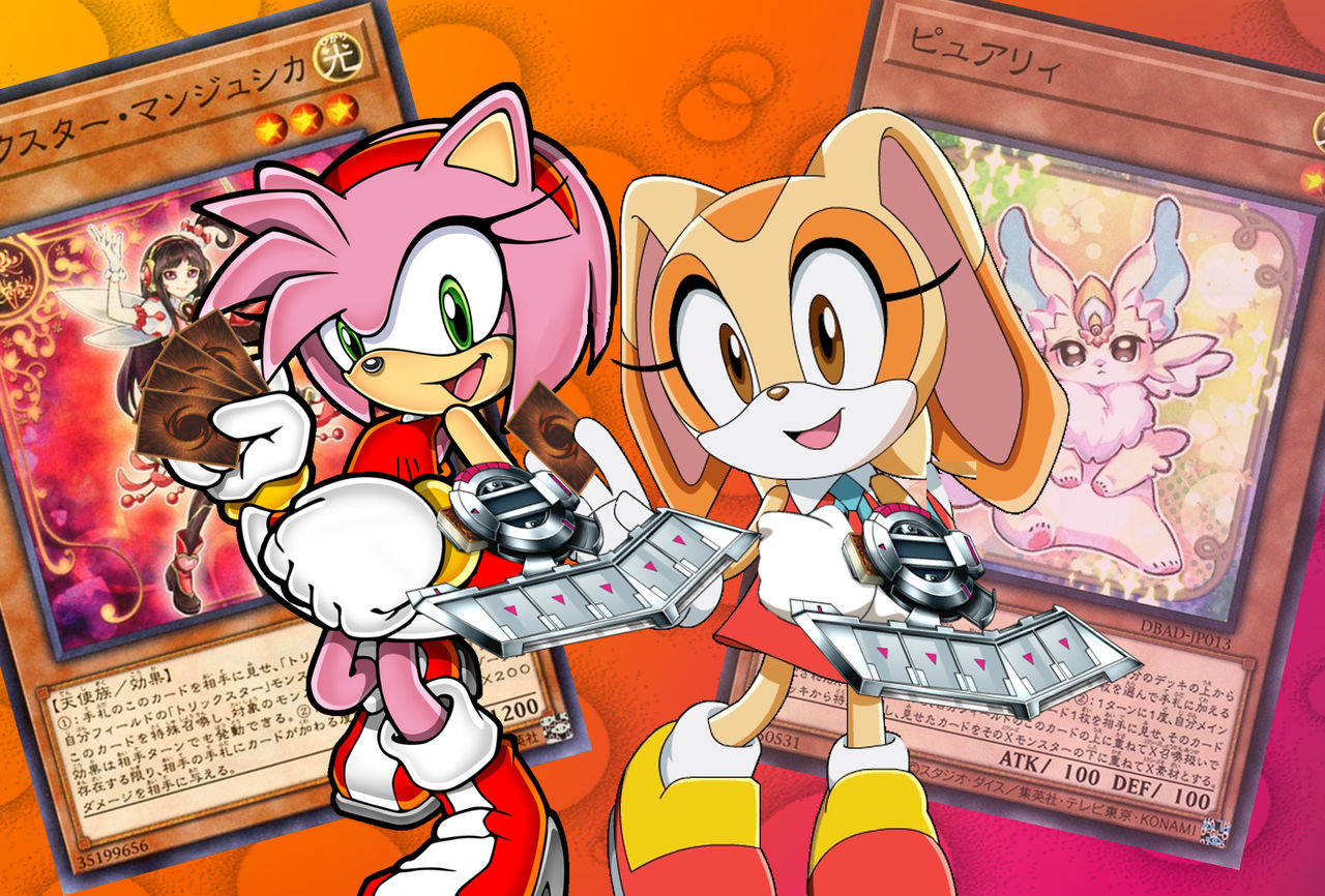 Amy Rose and Cream the Rabbit Duelists by Hawk00Refferencer on DeviantArt