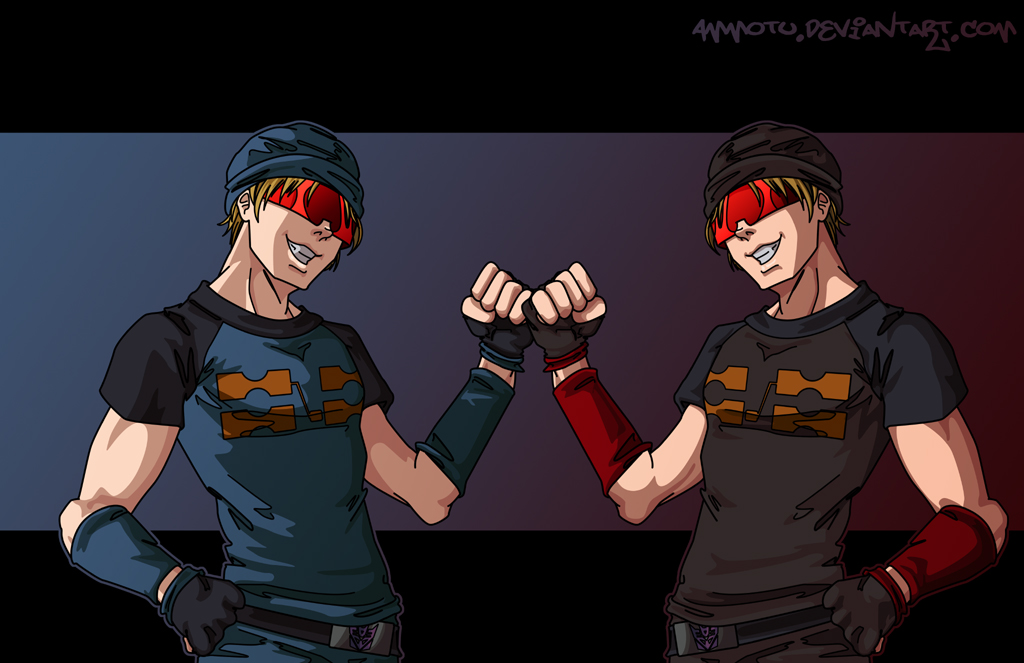 humanized rumble + frenzy by Ammotu on DeviantArt
