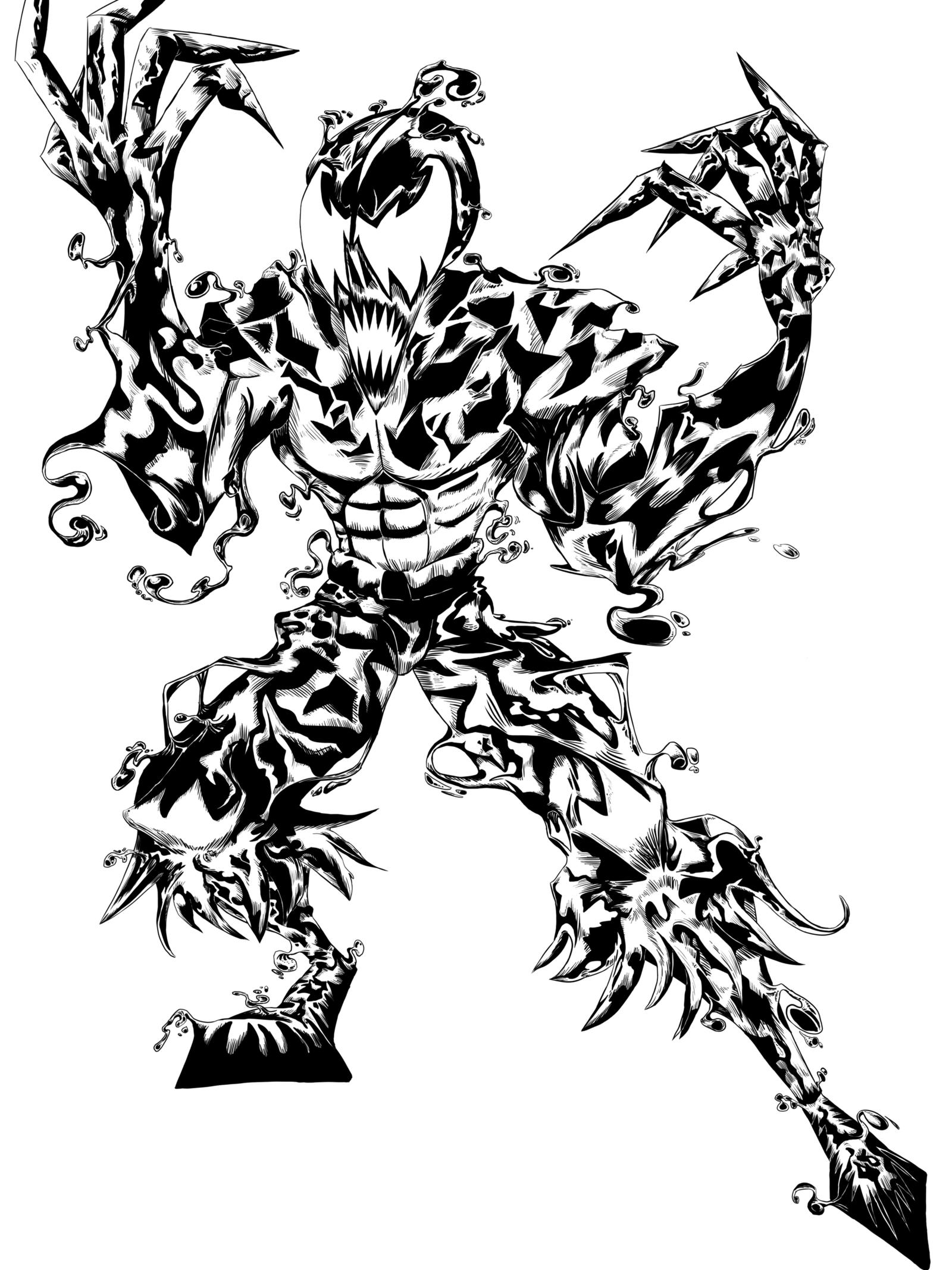 Carnage Black White By HerkkuAhonen On DeviantArt carnage-black-white-by-herkkuahonen-on-deviantart