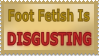 Anti-Foot Fetish Stamp. (READ THE DESCRIPTION) by Sheezii