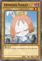 Princess Violet the Yugioh Card.