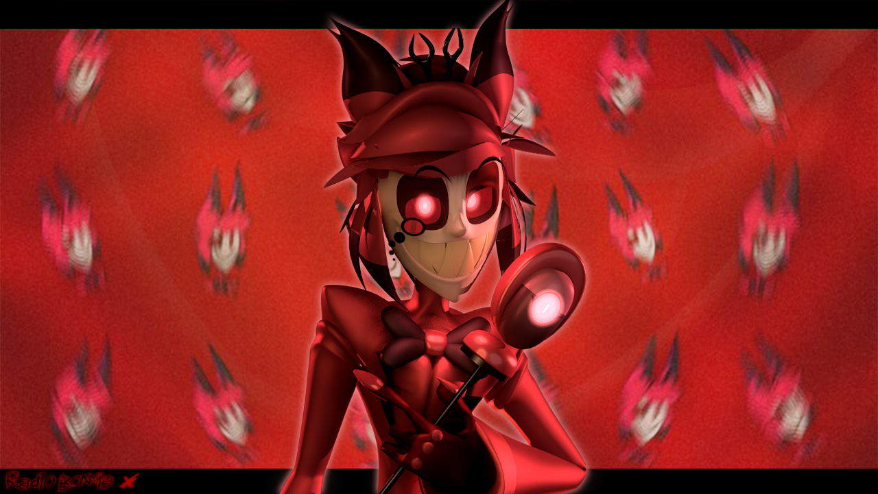 Alastor Buff ( Hazbin Hotel ) Alastor by RadioBonnieX on DeviantArt