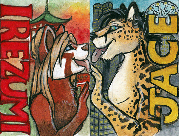 East meet West badges. by shiverz