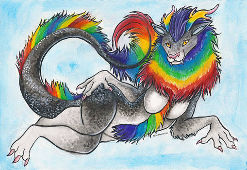 Pride Rainbow Dragon