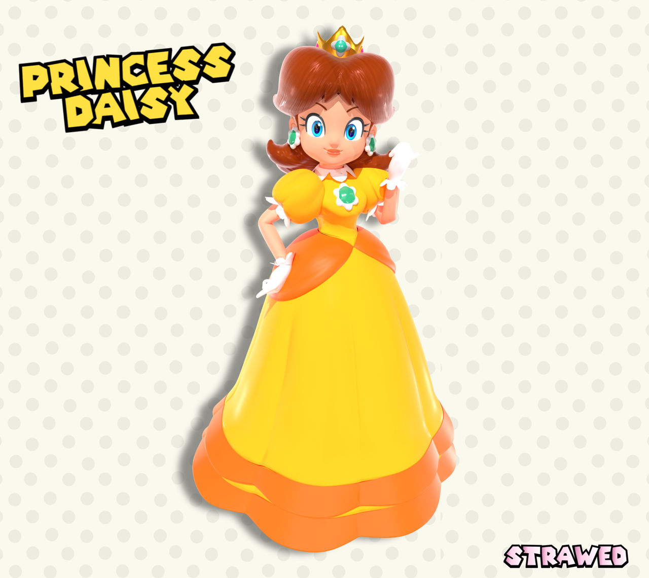 Daisy Renders Daisy render pose 1 by GoGoUlala on DeviantArt