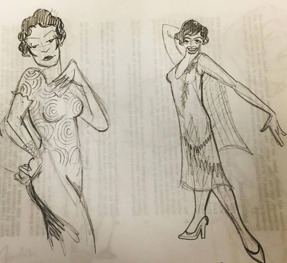 Flapper Character THE WILD PARTY - flapper character sketches by VERNONBAUER on DeviantArt