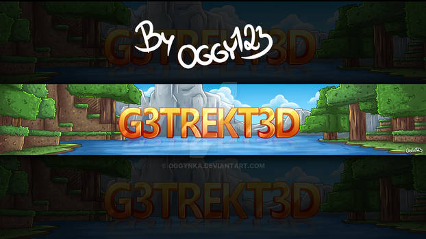 G3trekt3D Youtube Banner