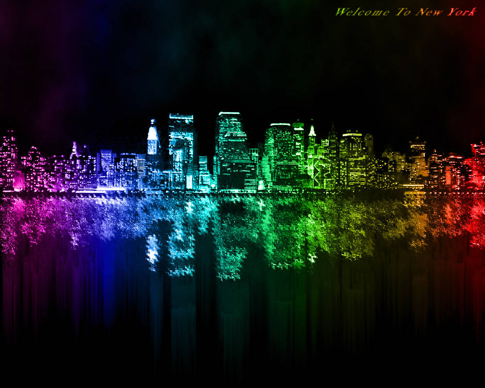 Цветная ночь. Панорама ночного города. Разноцветный ночной город. Неоновый город. Ночной город неон.