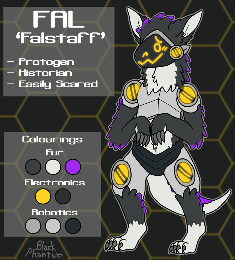 53886 - safe, artist:falvie, fictional species, mammal, protogen