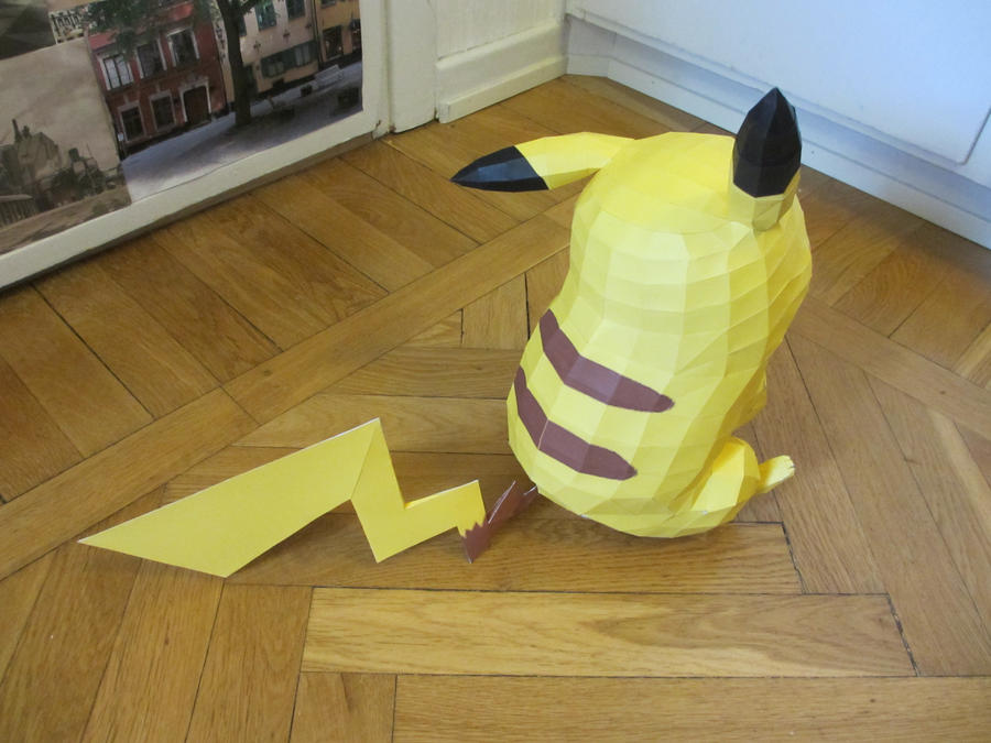 Pikachu Rear View pikachu back by minidelirium on DeviantArt