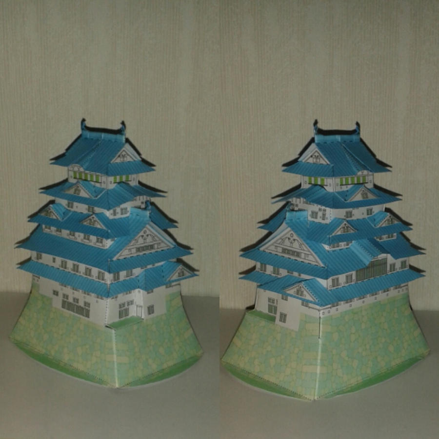 Himeji papercraft