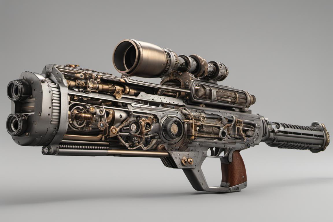 Laser Rifle Deviantart Dual Beam Laser Gun by sinsibardino on DeviantArt