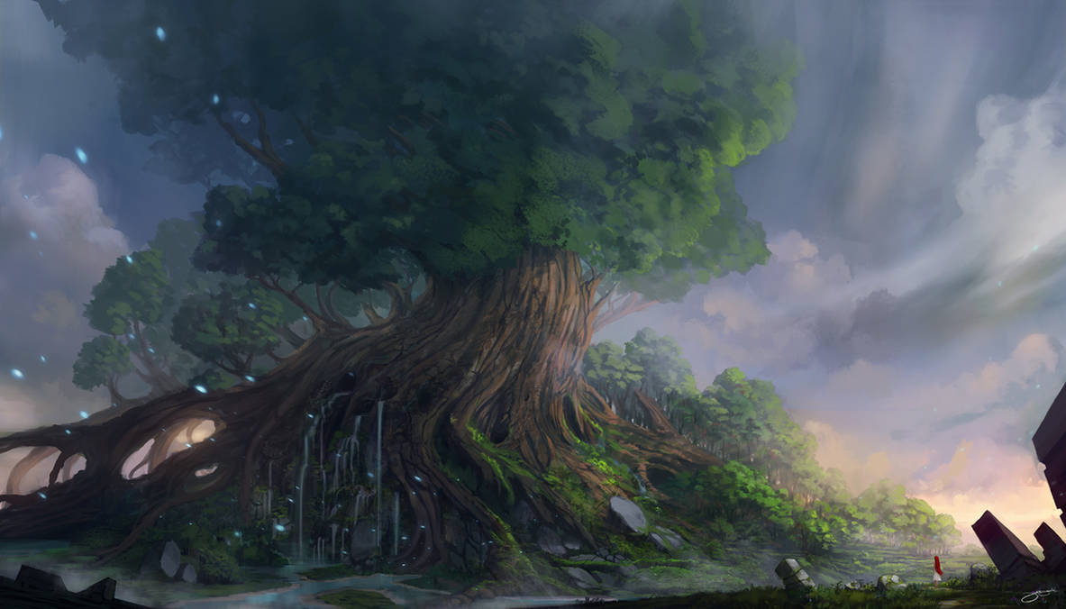 Mystical Tree of Knowledge II by LoloTheDabbler on DeviantArt