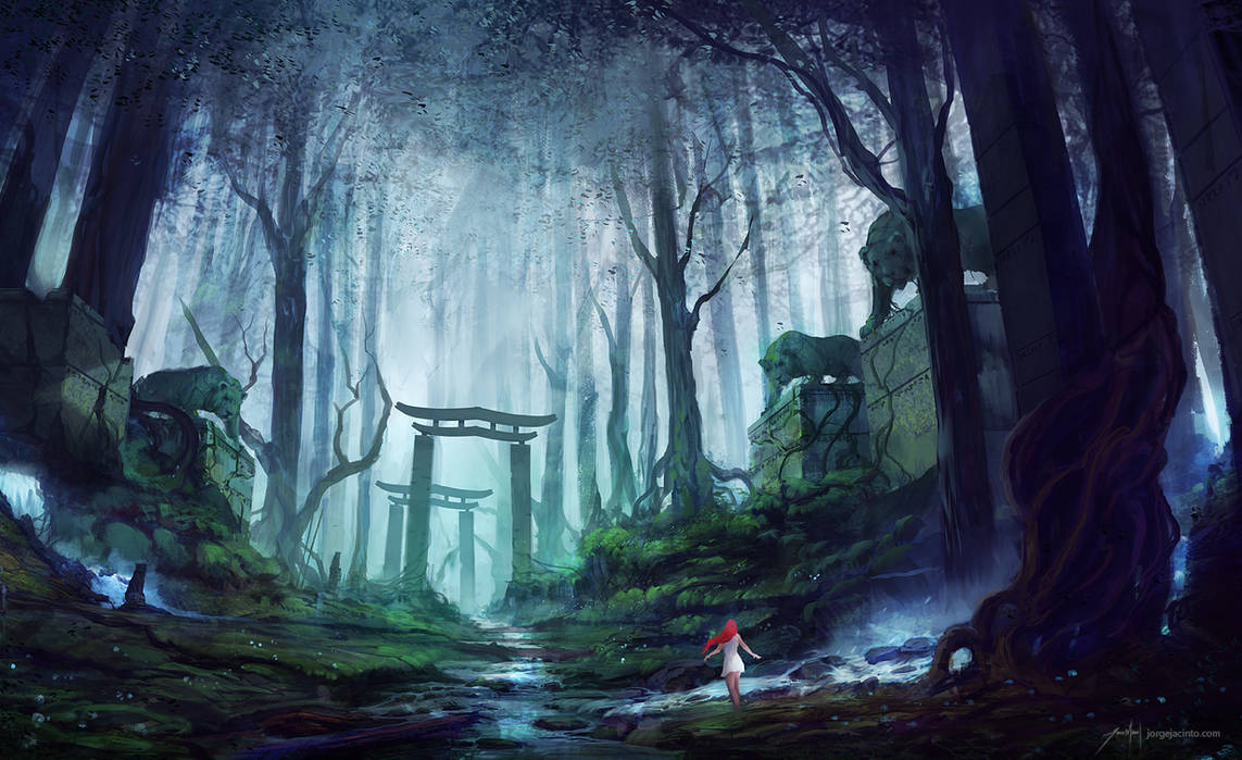 Streamside Daydream by JJcanvas