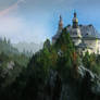 Castle - landscape sketch