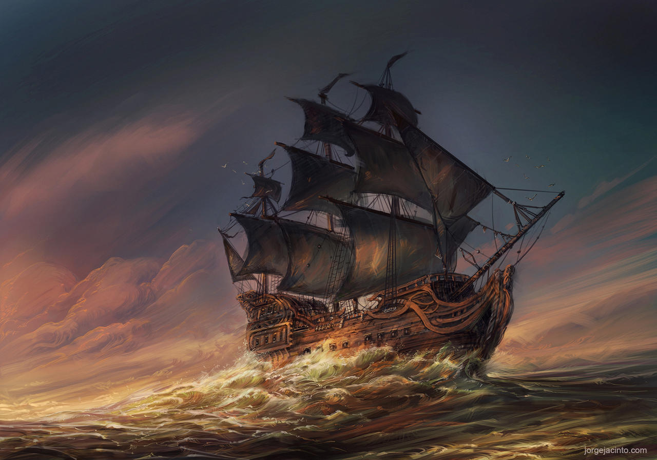 At Sea