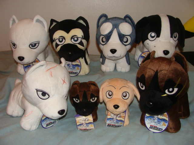 Ginga Plushies set