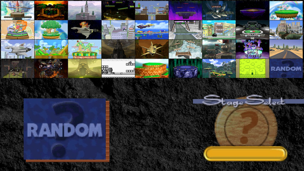 Smash 64 Deluxe Stage Select Idea by NorbertoMakesDrawing on DeviantArt