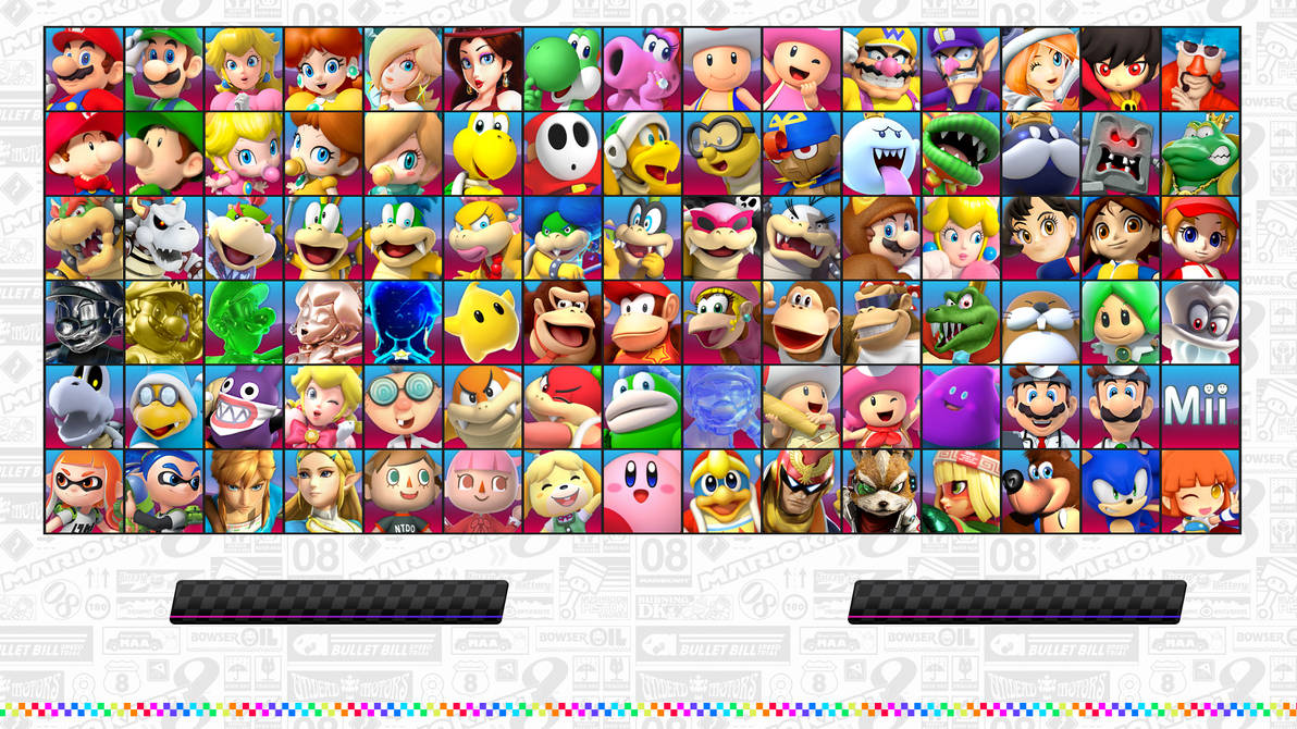 Mario Kart 8 Extreme/Recharged Roster Idea by NorbertoMakesDrawing on ...