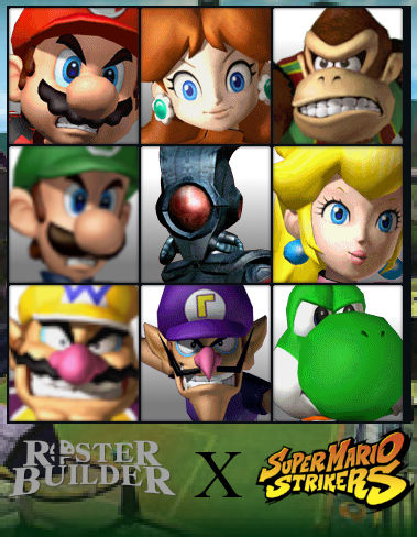 Super Mario Strikers Roster Portrait Pack by NorbertoMakesDrawing on ...