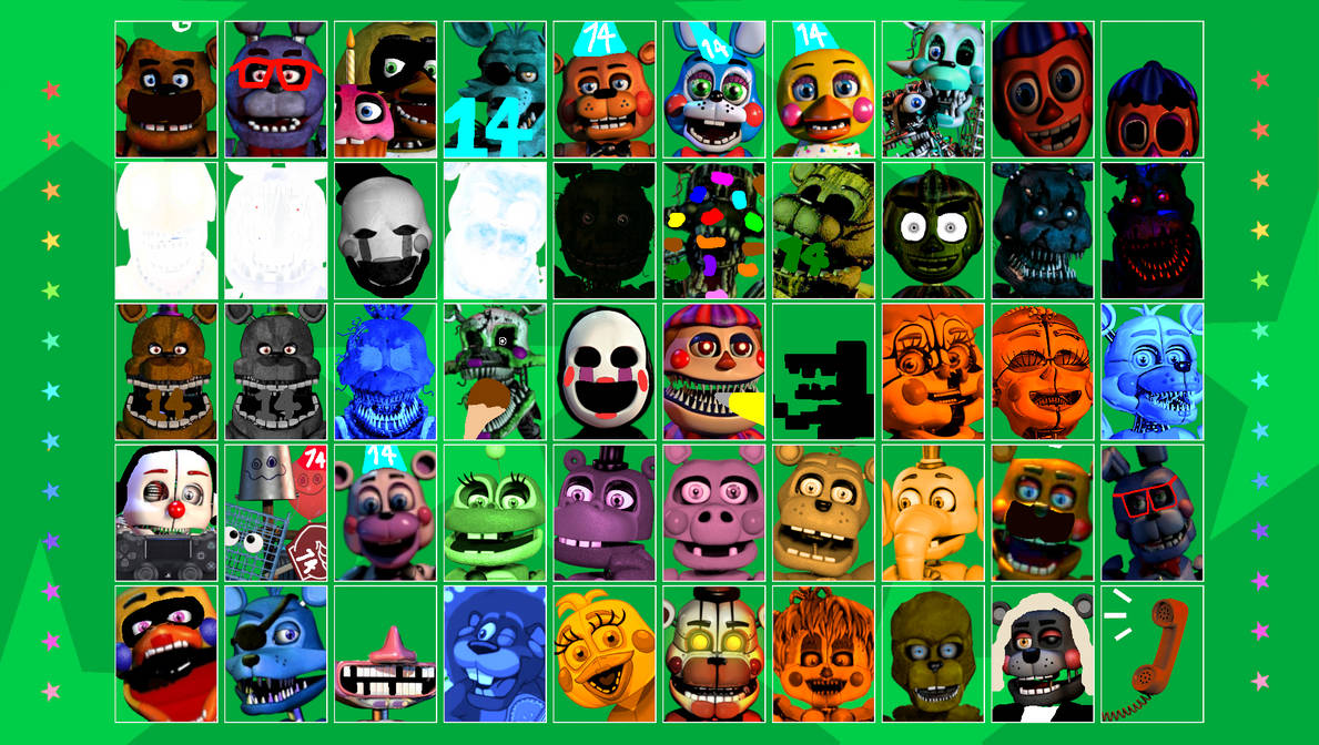 Ultimate Custom Night but with My Edits by NorbertoMakesDrawing on ...