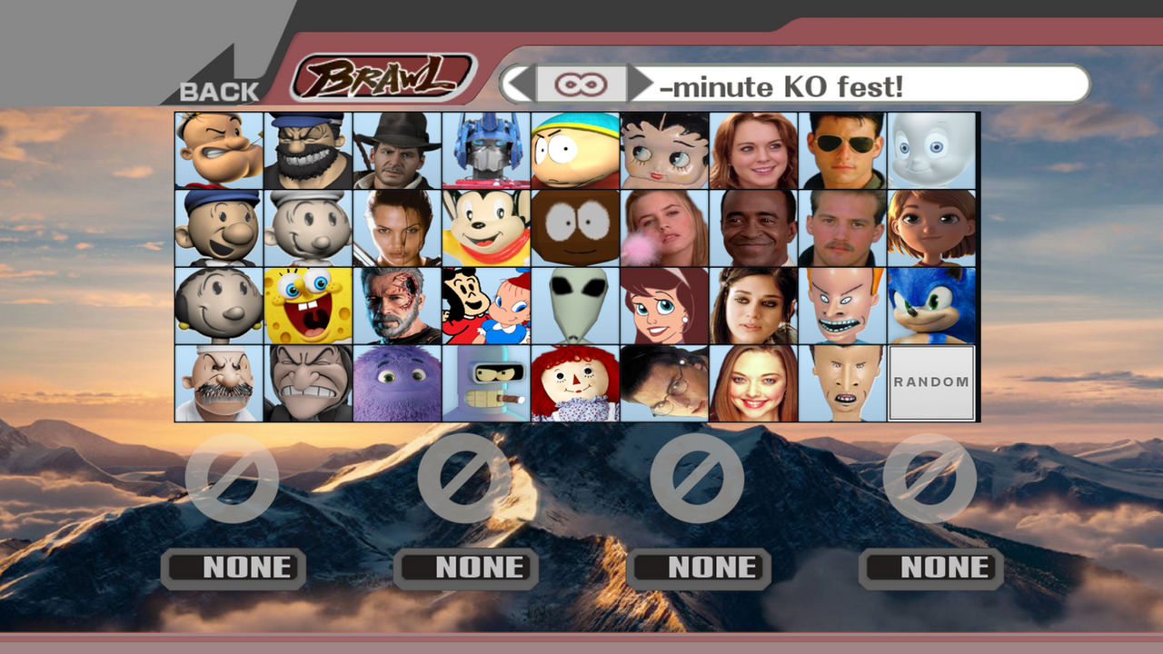 37 Roster Deviantart An Improvised Paramount Smash Bros. Brawl Roster by ...