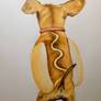 Coloured pencil hot dog