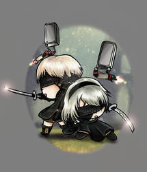 2b and 9s 