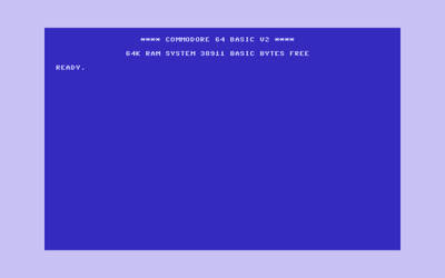 Commodore 64 start screen