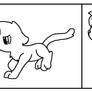 Cat running base