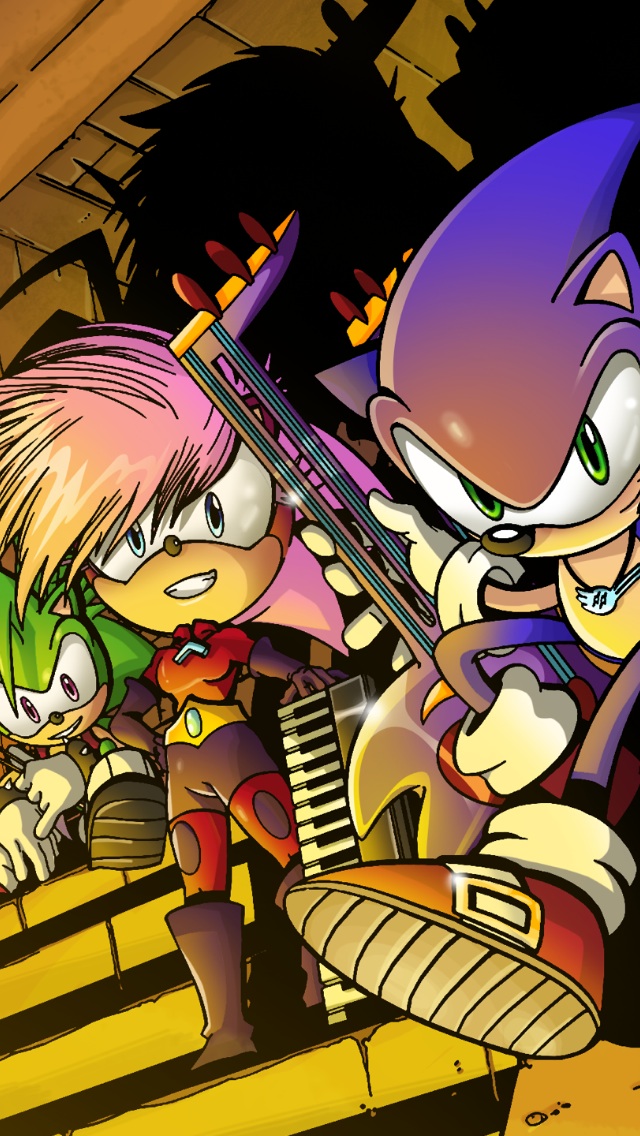 Sonic Underground Iphone 5 Wallpaper By Hypershadow92 On Deviantart