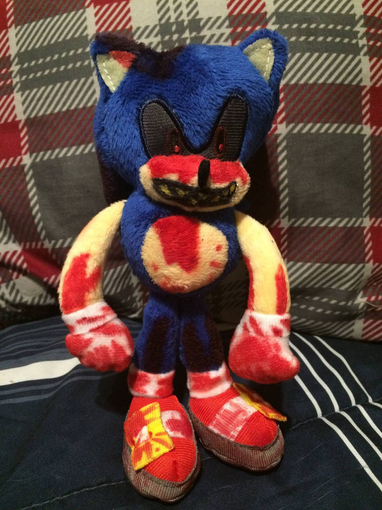 Sonic.EXE plush by HyperShadow92 on DeviantArt
