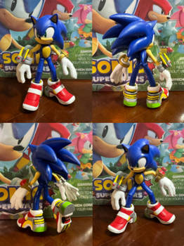 Custom SA2 Sonic With Upgrades Figure