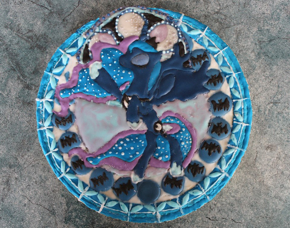 Stained Glass Princess Luna Gingerbread