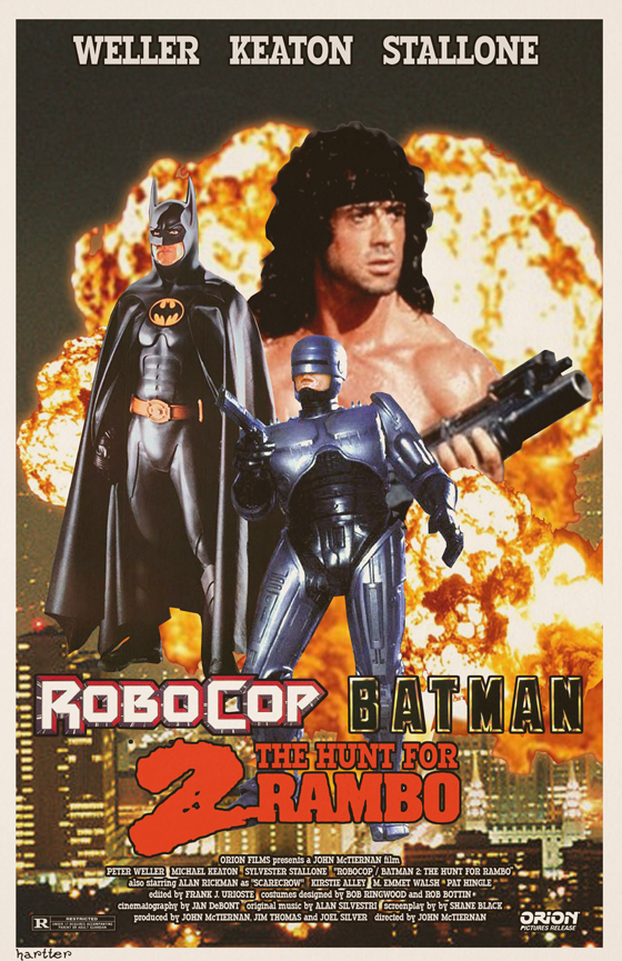 Batman / Robocop 2: The Hunt For Rambo