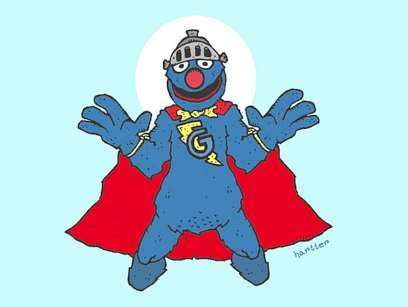 Super Grover by Hartter on DeviantArt