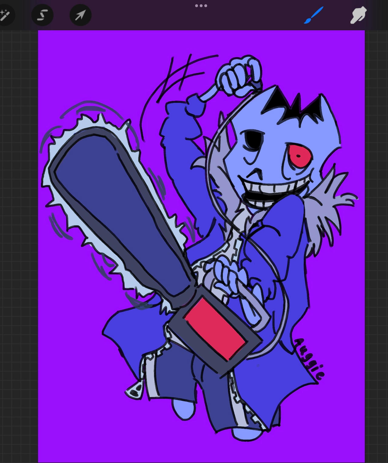 Horror sans by Meowzerwowzerz on DeviantArt