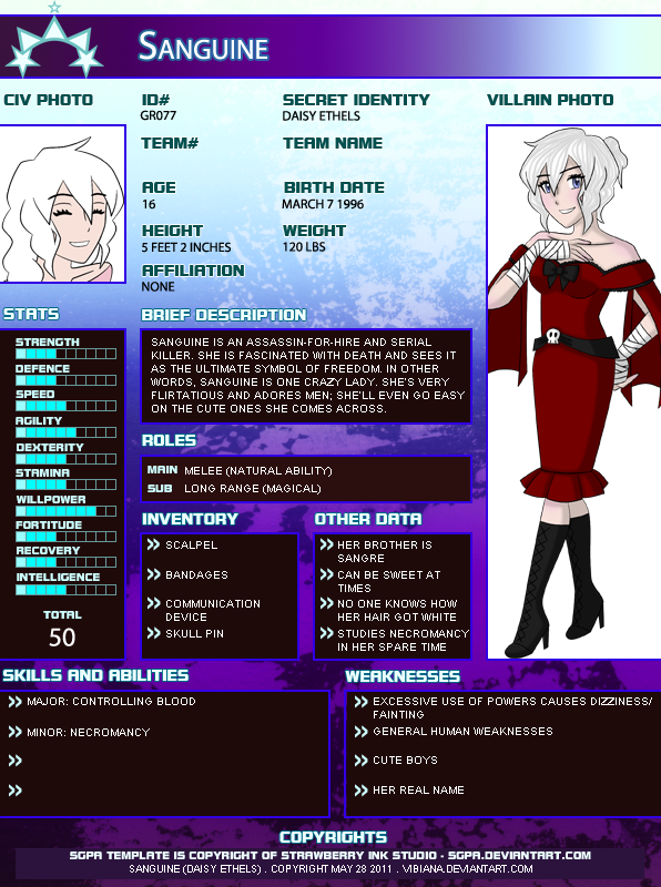 SGPA Villain - Sanguine by Vibiana