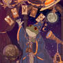 Drawtober day 6-10: Astrologer Toad