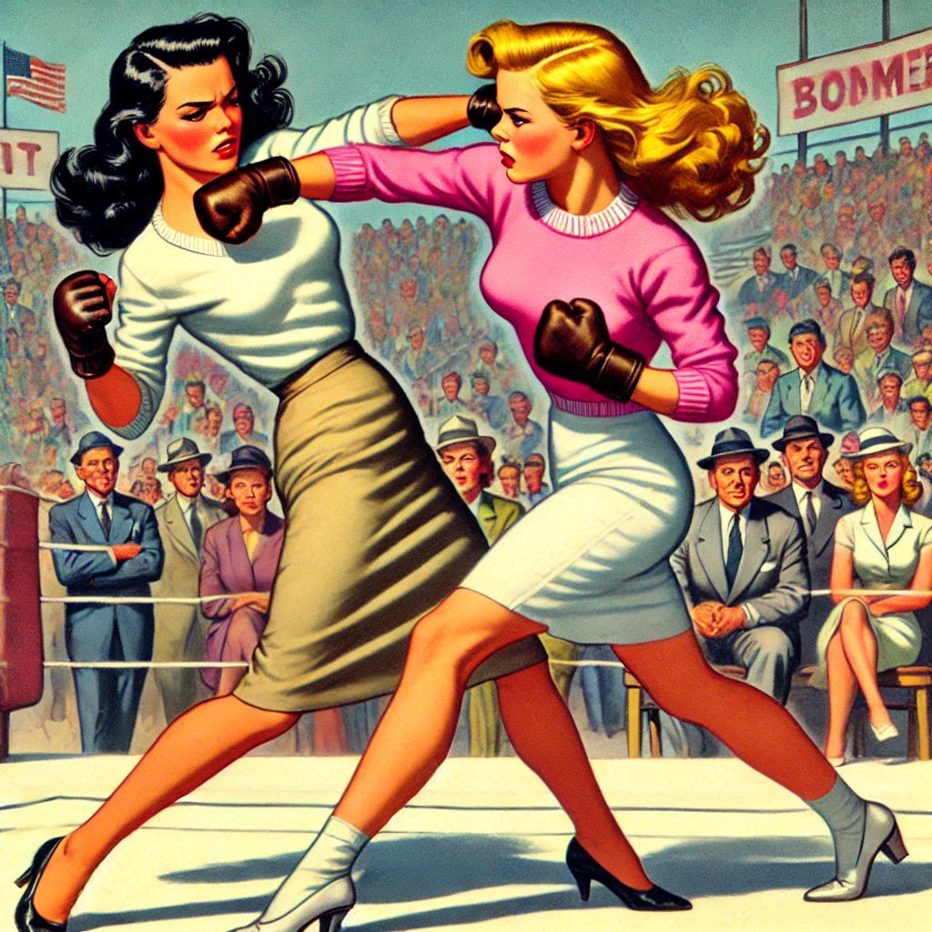 Boxing Pin Up 1940's Boxing Ladies by pearoc1978 on DeviantArt