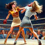 Boxing in Satin Snapback