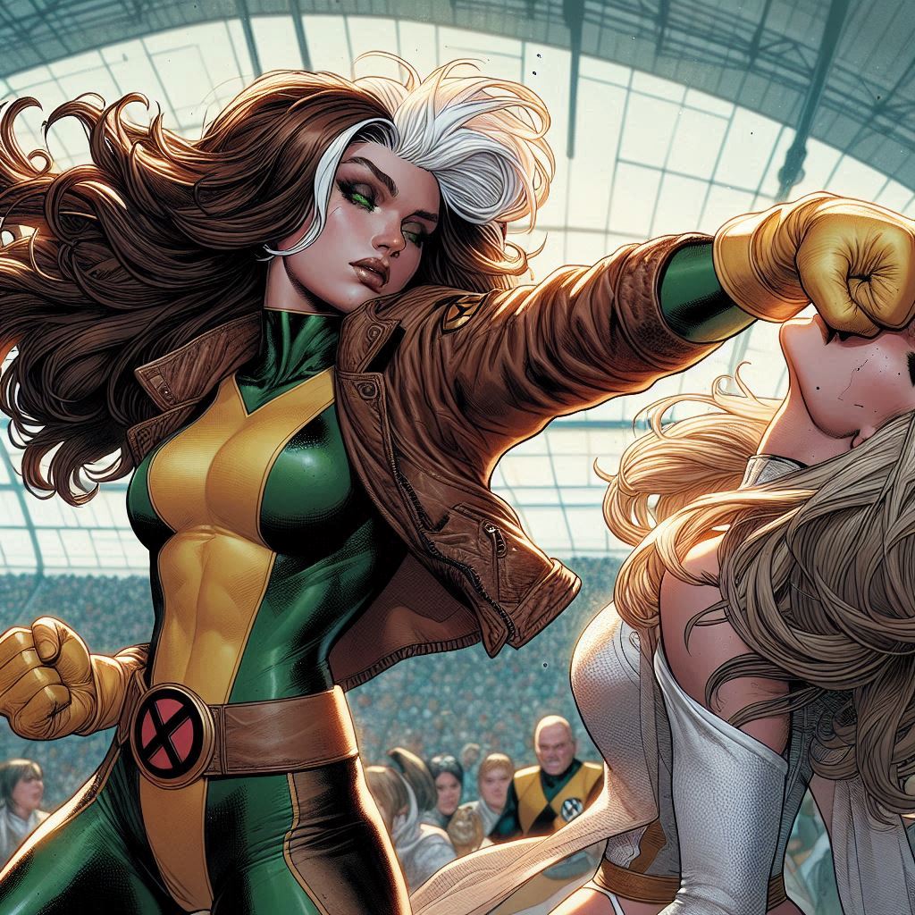 Rogue Boxing Emma Frost
