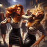 Redhead Rumbles with Blonde