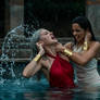 Priestess Pool Catfight