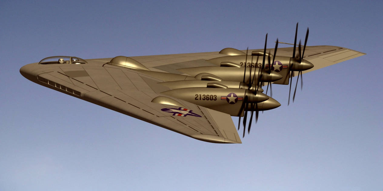 Northrop XB-35 flying wing by Emigepa on DeviantArt